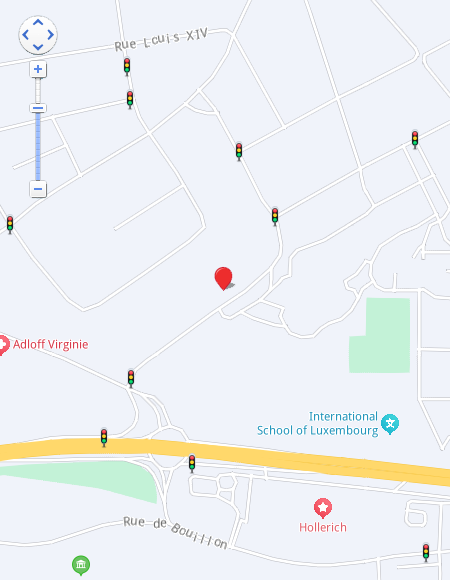 卢森堡地图图像