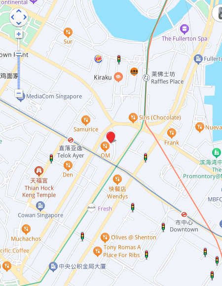 新加坡地图图像